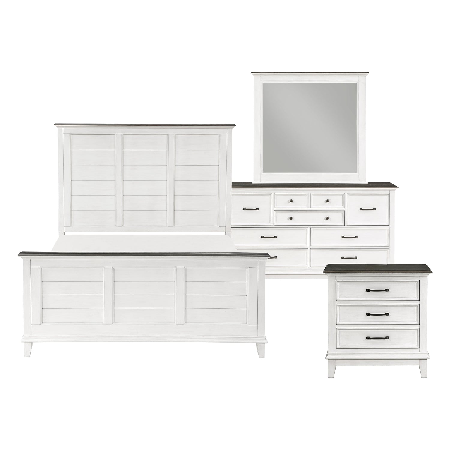 1463-1*4 4pc Set (QB+NS+DR+MR) - 1463-1*4 - Bien Home Furniture &amp; Electronics