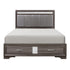 1505-1* (3) Queen Platform Bed with Footboard Storage - 1505-1* - Bien Home Furniture & Electronics