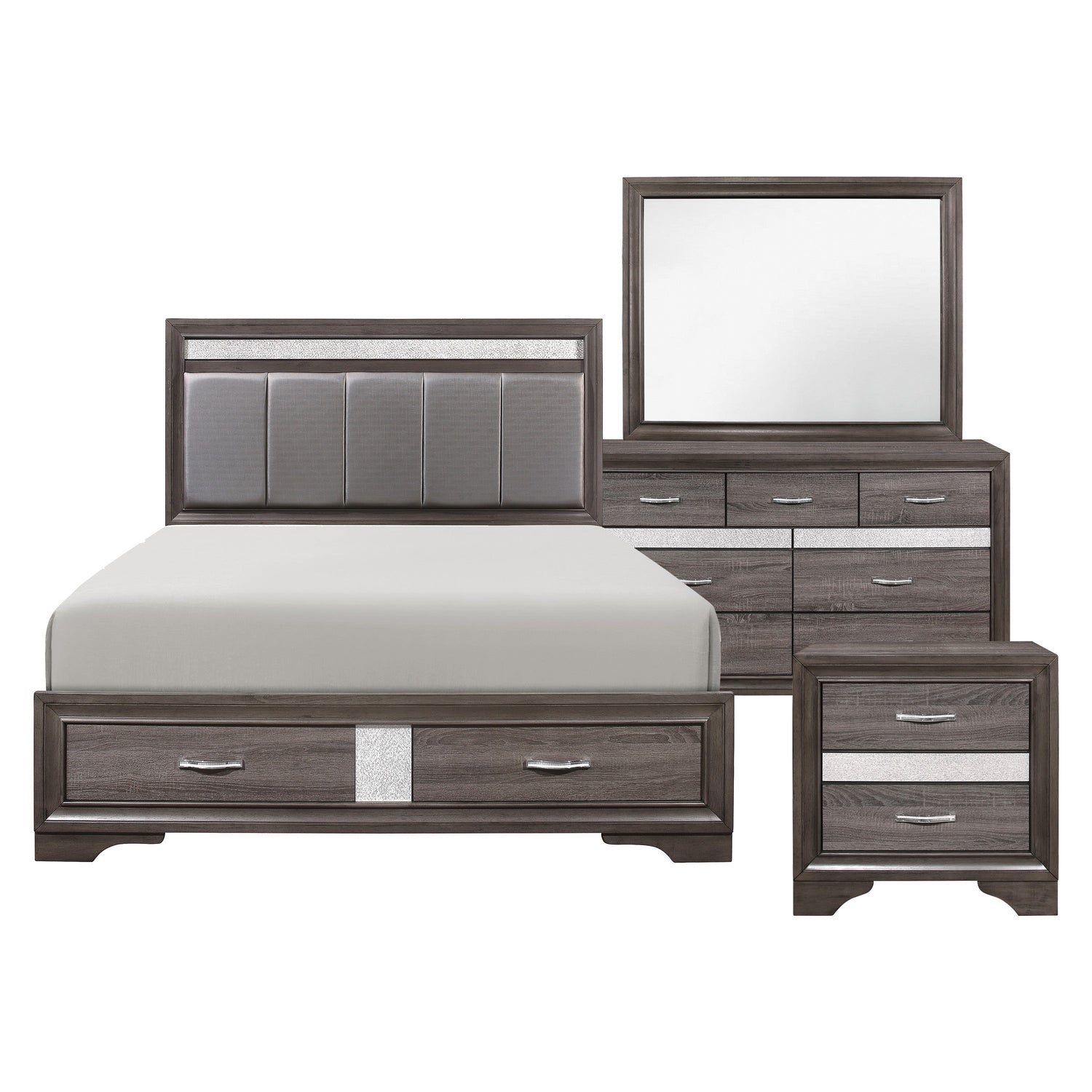 1505-1*4 4pc Set (QB+NS+DR+MR) - 1505-1*4 - Bien Home Furniture &amp; Electronics