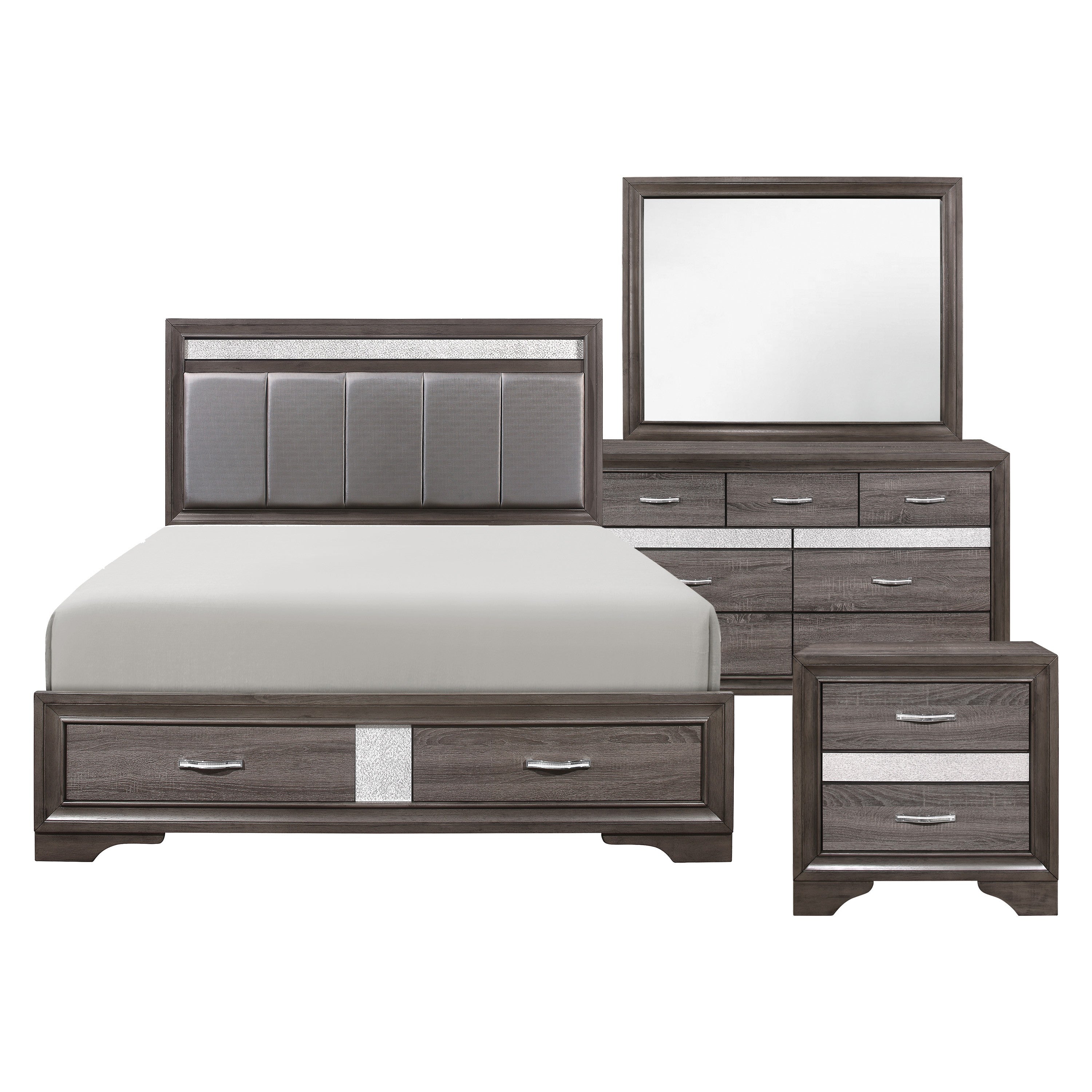 1505-1*4 4pc Set (QB+NS+DR+MR) - 1505-1*4 - Bien Home Furniture &amp; Electronics