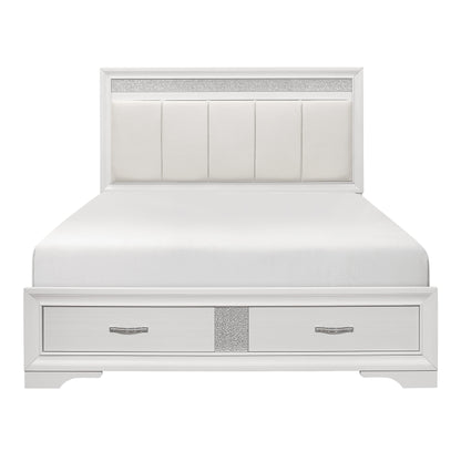 1505WK-1EK* (3) Eastern King Platform Bed with Footboard Storage - 1505WK-1EK* - Bien Home Furniture &amp; Electronics