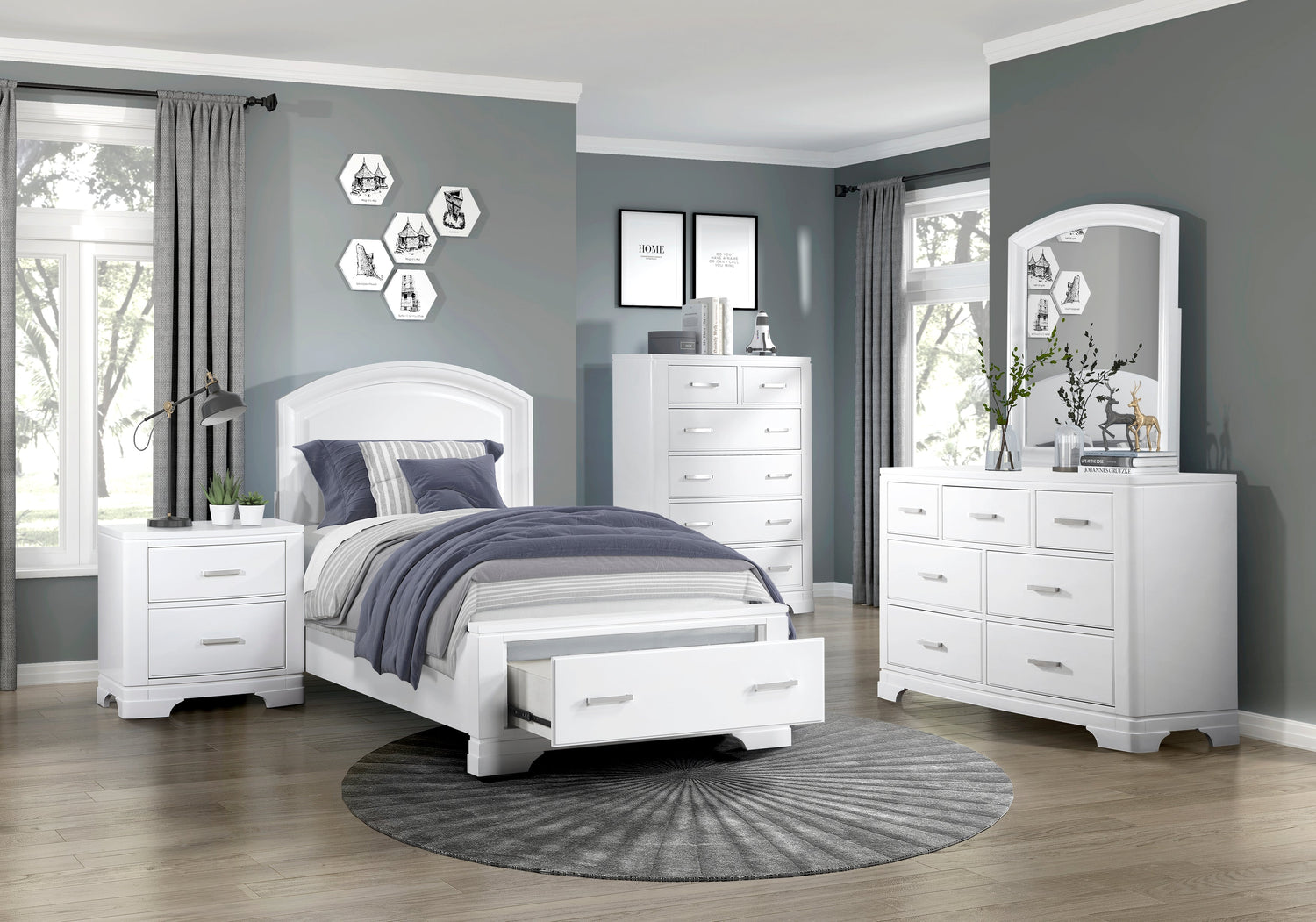 1520WH-6 Mirror - 1520WH-6 - Bien Home Furniture &amp; Electronics
