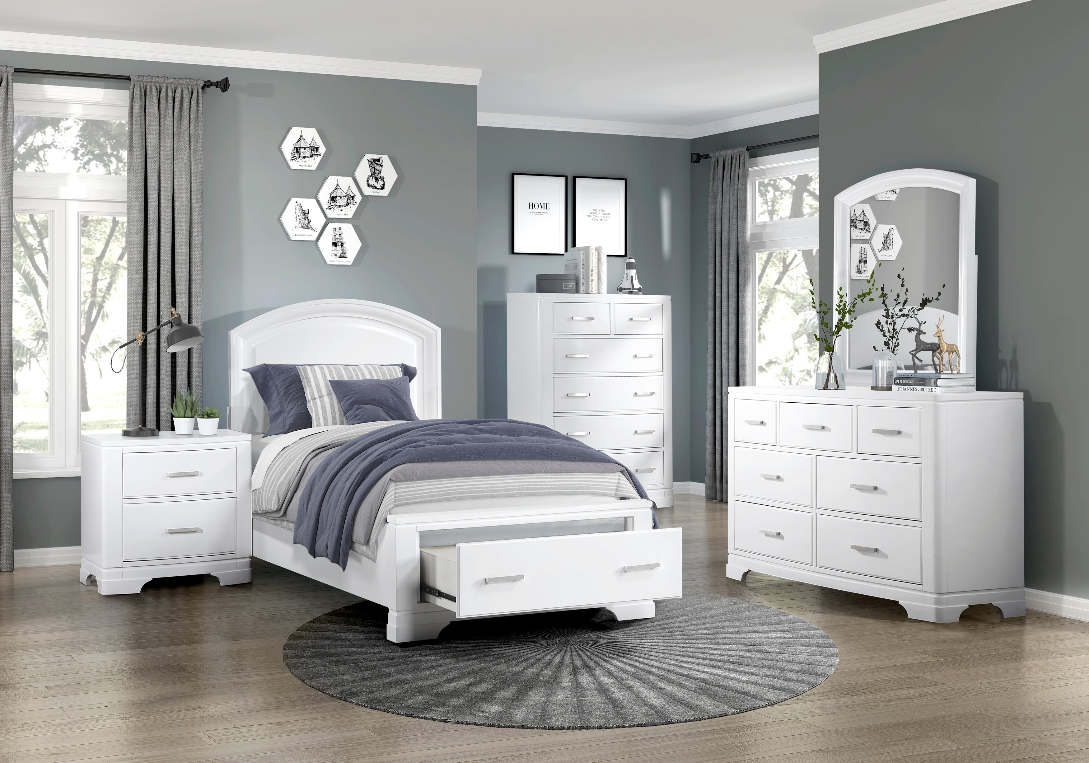 1520WH-6 Mirror - 1520WH-6 - Bien Home Furniture &amp; Electronics