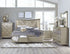 1522K-1EK* (3)K BED W/ FB STRGE & LED, CHAMPAGNE PU PANEL - 1522K-1EK* - Bien Home Furniture & Electronics