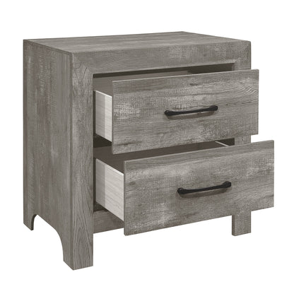 1534GY-1*4 4pc Set (QB+NS+DR+MR) - 1534GY-1*4 - Bien Home Furniture &amp; Electronics