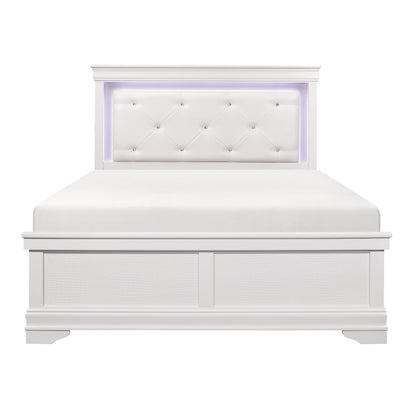1556WK-1EK* (2) Eastern King Bed with LED Lighting - 1556WK-1EK* - Bien Home Furniture &amp; Electronics