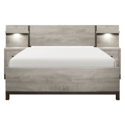 1577-1*WB 5pc Set Queen Wall Bed (QB+2NS+2NS-P) - 1577-1*WB - Bien Home Furniture &amp; Electronics