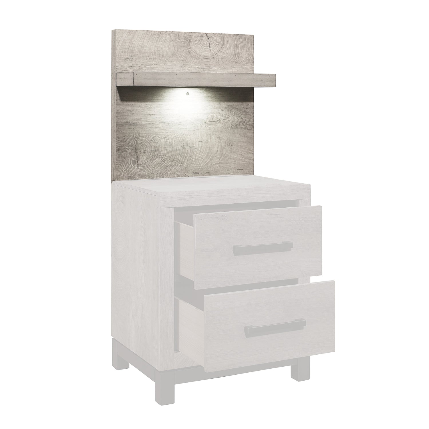 1577-4P Wall Panel for Nightstand, 1-Piece - 1577-4P - Bien Home Furniture &amp; Electronics
