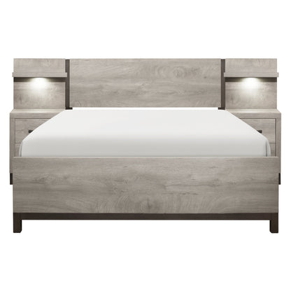1577F-1*WB 5pc Set Full Wall Bed (FB+2NS+2NS-P) - 1577F-1*WB - Bien Home Furniture &amp; Electronics