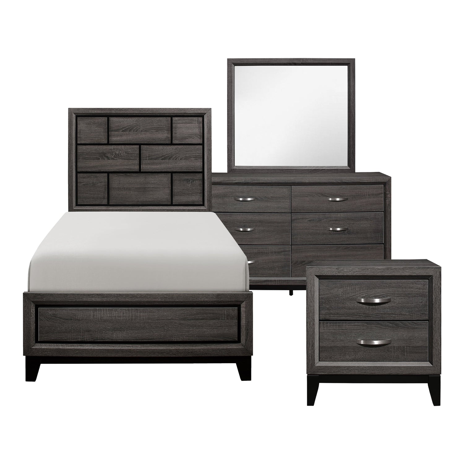 1645T-1*4 4pc Set (TB+NS+DR+MR) - 1645T-1*4 - Bien Home Furniture &amp; Electronics
