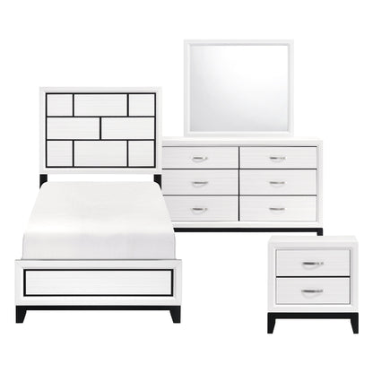 1645WHT-1*4 4pc Set (TB+NS+DR+MR) - 1645WHT-1*4 - Bien Home Furniture &amp; Electronics