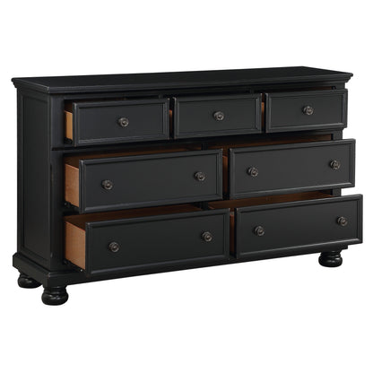 1714BK-1*4 4PC SET: 1QB,1NS,1DR,1MR - 1714BK-1*4 - Bien Home Furniture &amp; Electronics