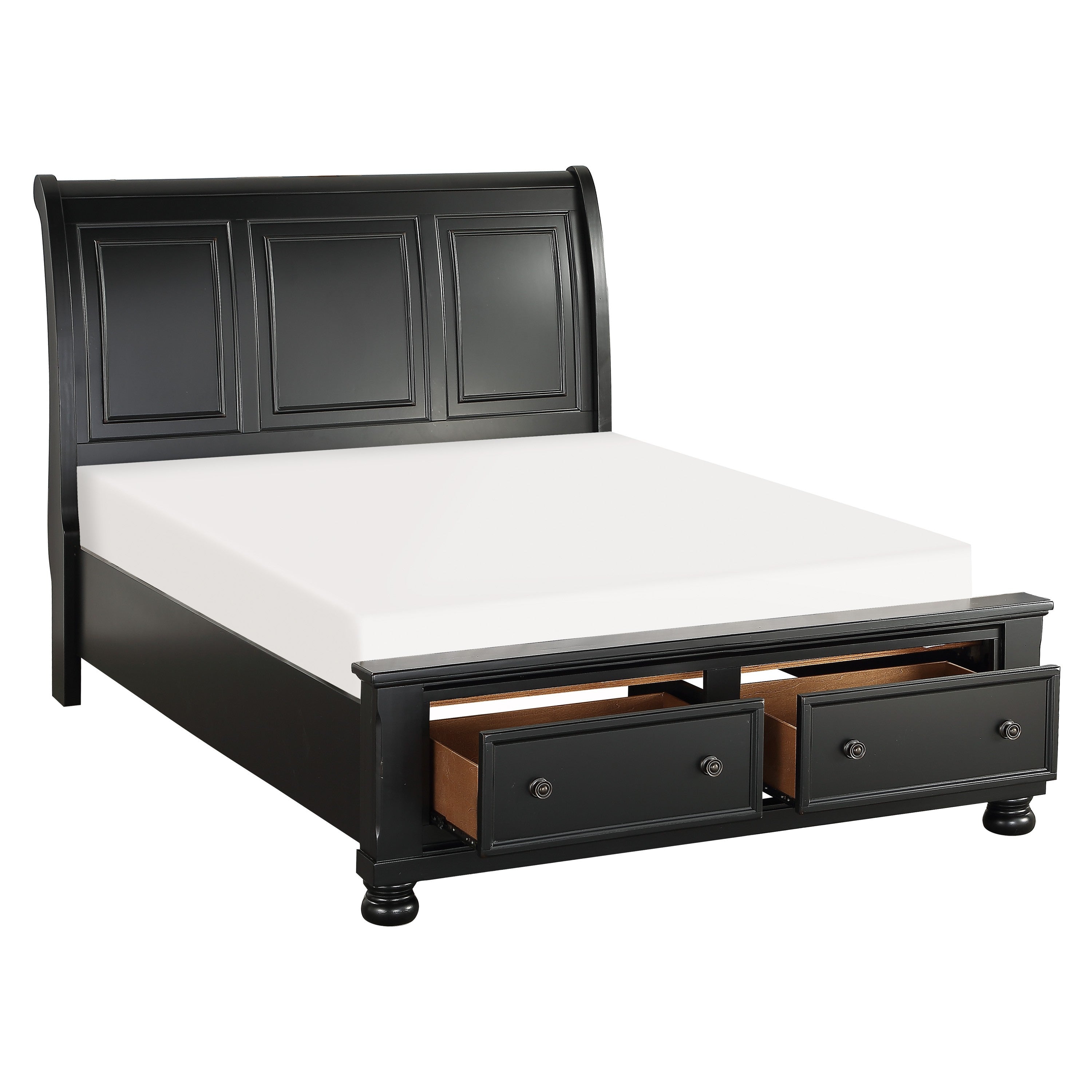 1714BK-1*4 4PC SET: 1QB,1NS,1DR,1MR - 1714BK-1*4 - Bien Home Furniture &amp; Electronics