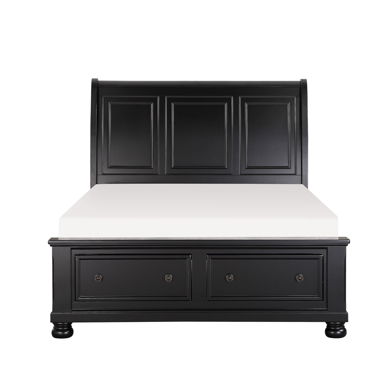 1714KBK-1CK* (3)California King Sleigh Platform Bed with Footboard Storage - 1714KBK-1CK* - Bien Home Furniture &amp; Electronics