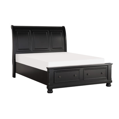 1714KBK-1CK* (3)California King Sleigh Platform Bed with Footboard Storage - 1714KBK-1CK* - Bien Home Furniture &amp; Electronics