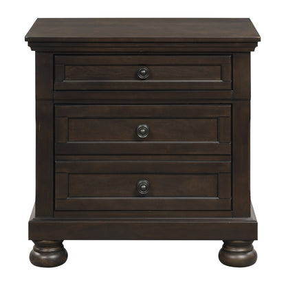 1718GY-1*4 4pc Set (QB+NS+DR+MR) - 1718GY-1*4 - Bien Home Furniture &amp; Electronics