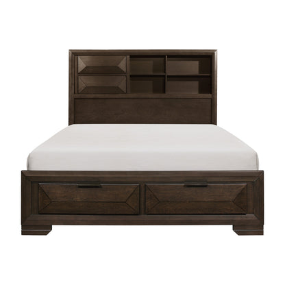 1753K-1EK* (3)Eastern King Platform Bed with Footboard Storage - 1753K-1EK* - Bien Home Furniture &amp; Electronics