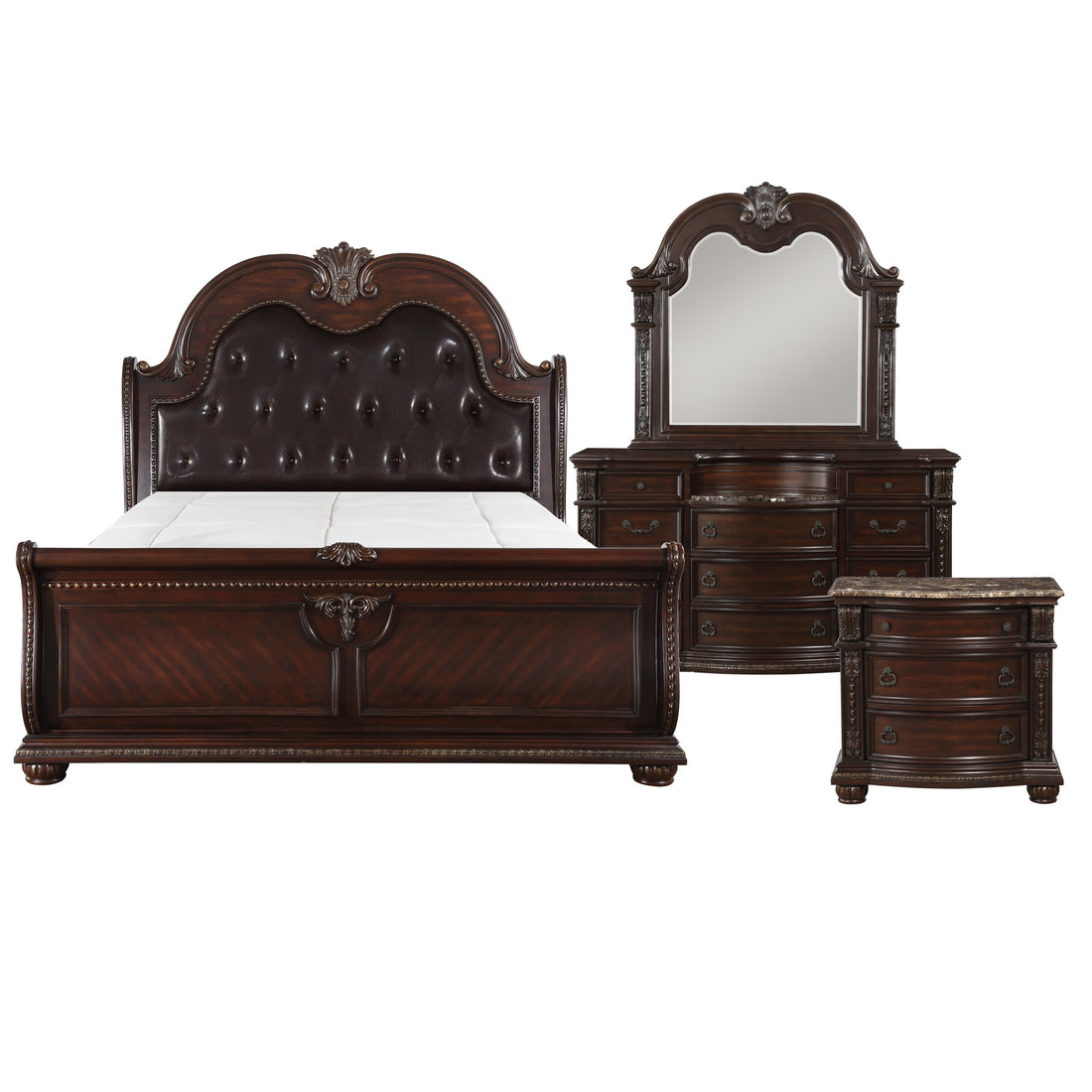 1757-1*4 4PC SET (QB+NS+DR+MR) - 1757-1*4 - Bien Home Furniture &amp; Electronics