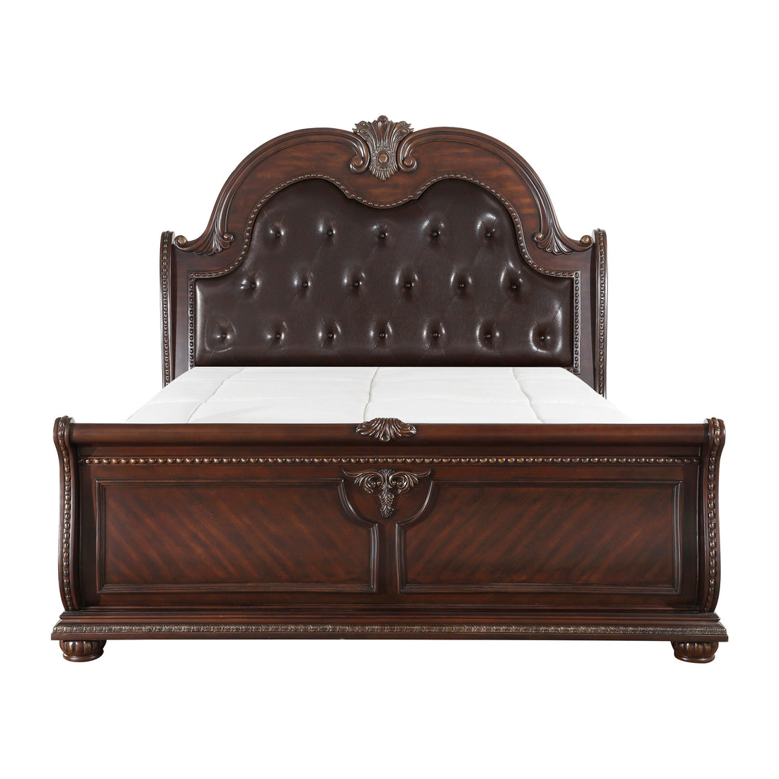 1757K-1EK* (4)Eastern King Sleigh Bed - 1757K-1EK* - Bien Home Furniture &amp; Electronics