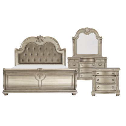 1757SV-1*4 4pc Set (QB+NS+DR+MR) - 1757SV-1*4 - Bien Home Furniture &amp; Electronics