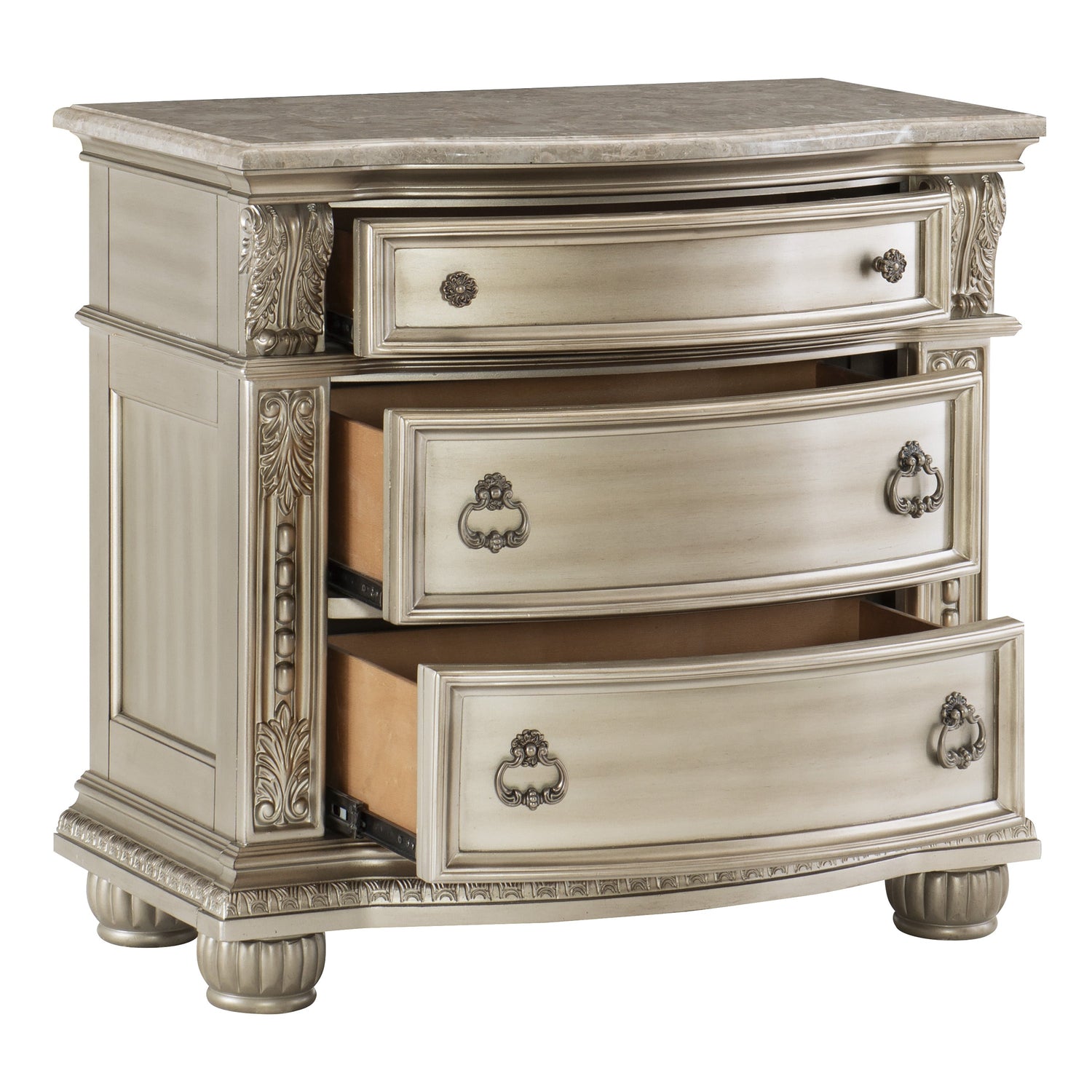 1757SV-1*4 4pc Set (QB+NS+DR+MR) - 1757SV-1*4 - Bien Home Furniture &amp; Electronics