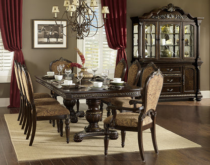 1808-112* (2)Double Pedestal Dining Table - 1808-112* - Bien Home Furniture &amp; Electronics