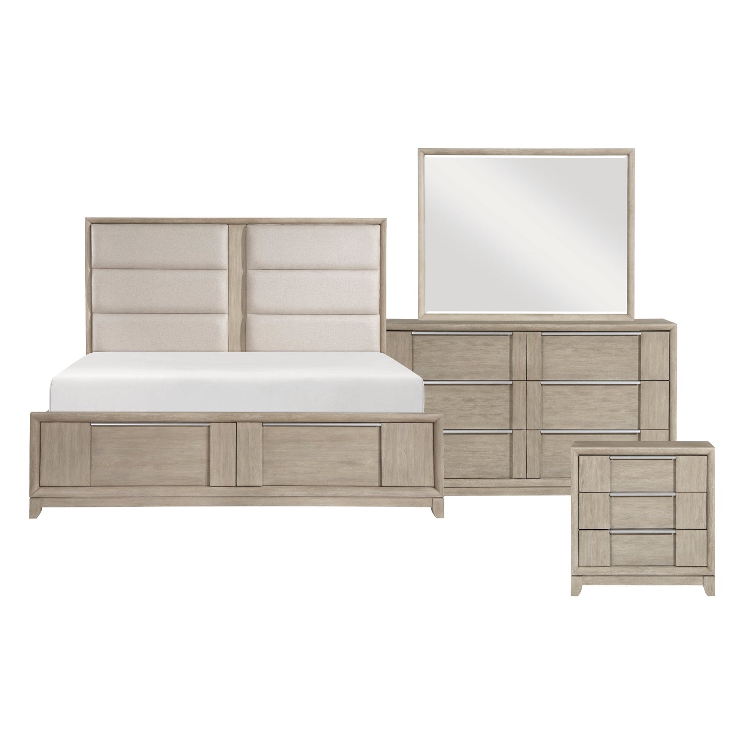 1820N-1*4 4pc Set (QB+NS+DR+MR) - 1820N-1*4 - Bien Home Furniture &amp; Electronics