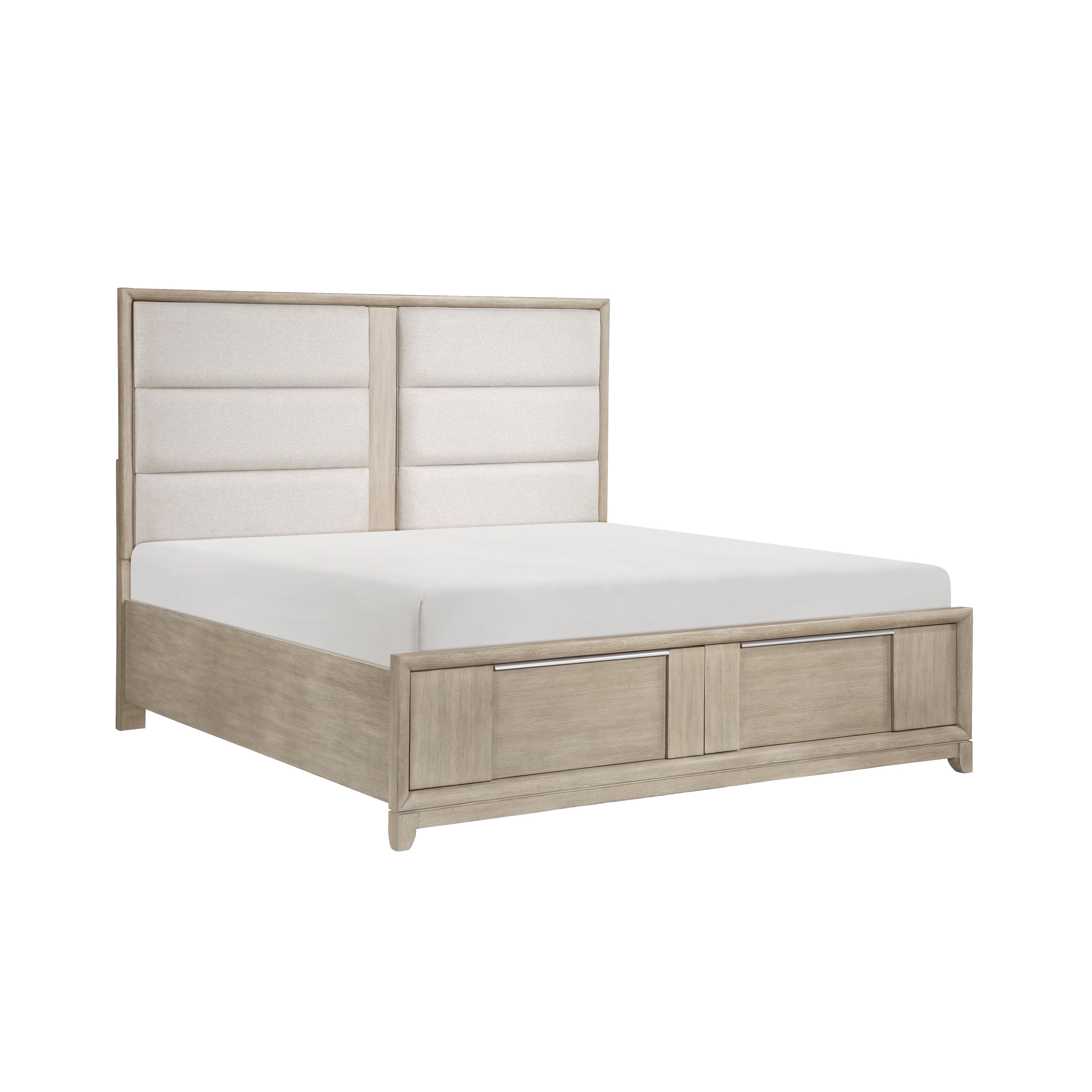 1820NK-1EK* (3) Eastern King Platform Bed with Footboard Storage - 1820NK-1EK* - Bien Home Furniture &amp; Electronics