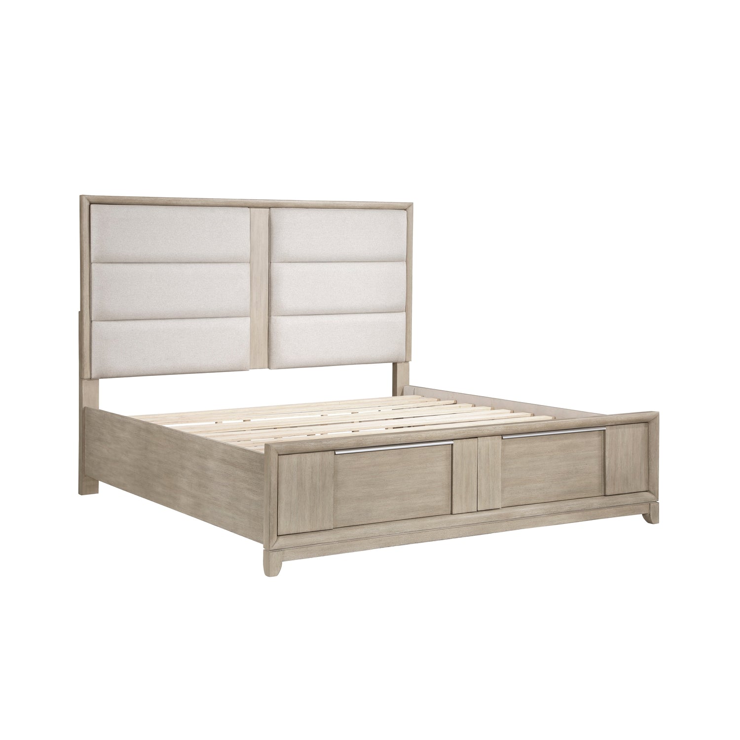 1820NK-1EK* (3) Eastern King Platform Bed with Footboard Storage - 1820NK-1EK* - Bien Home Furniture &amp; Electronics