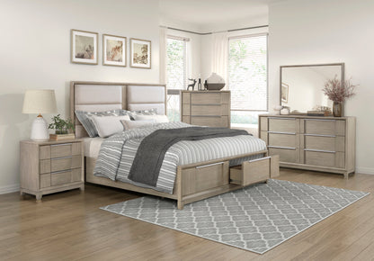 1820NK-1EK* (3) Eastern King Platform Bed with Footboard Storage - 1820NK-1EK* - Bien Home Furniture &amp; Electronics