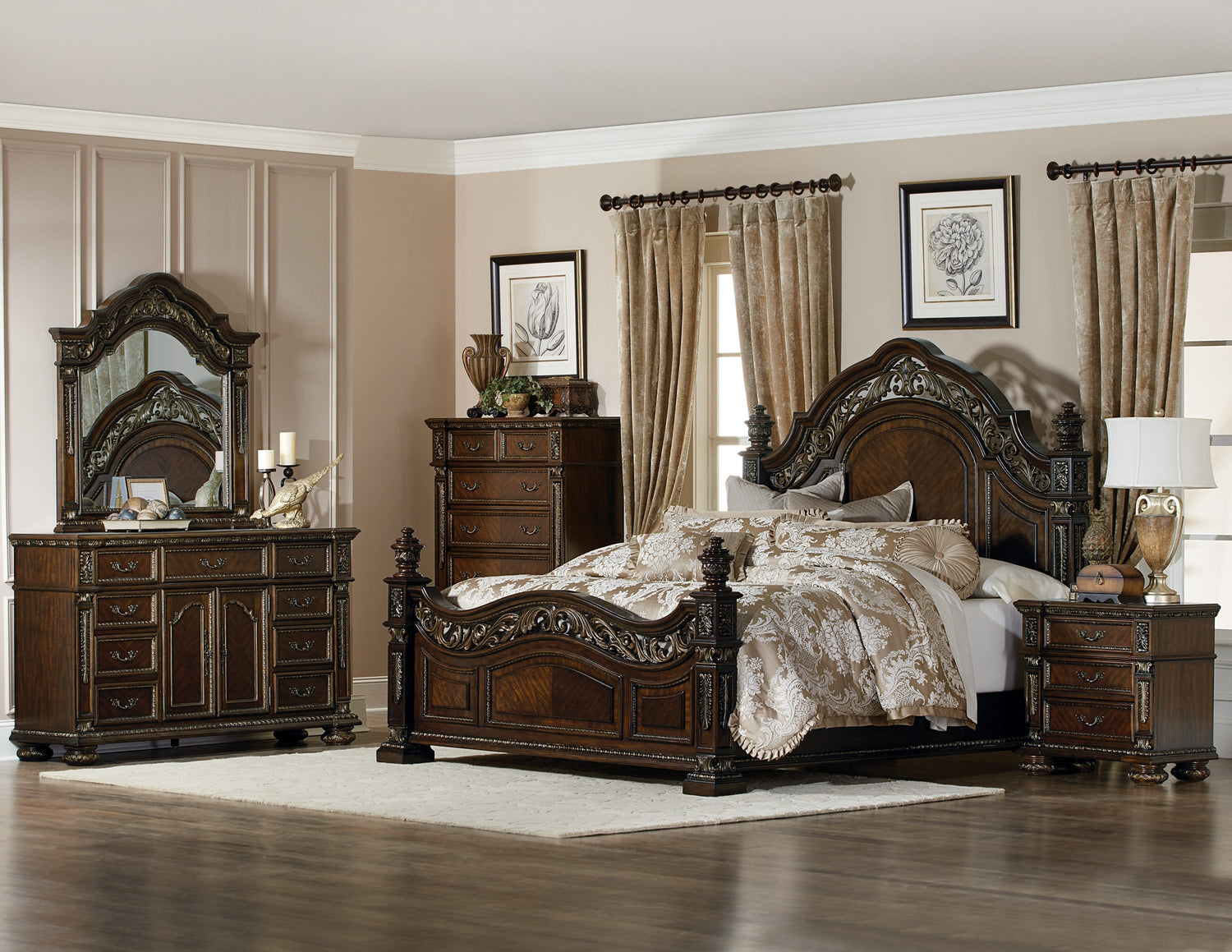 1824-1* (5)Queen Bed - 1824-1* - Bien Home Furniture &amp; Electronics