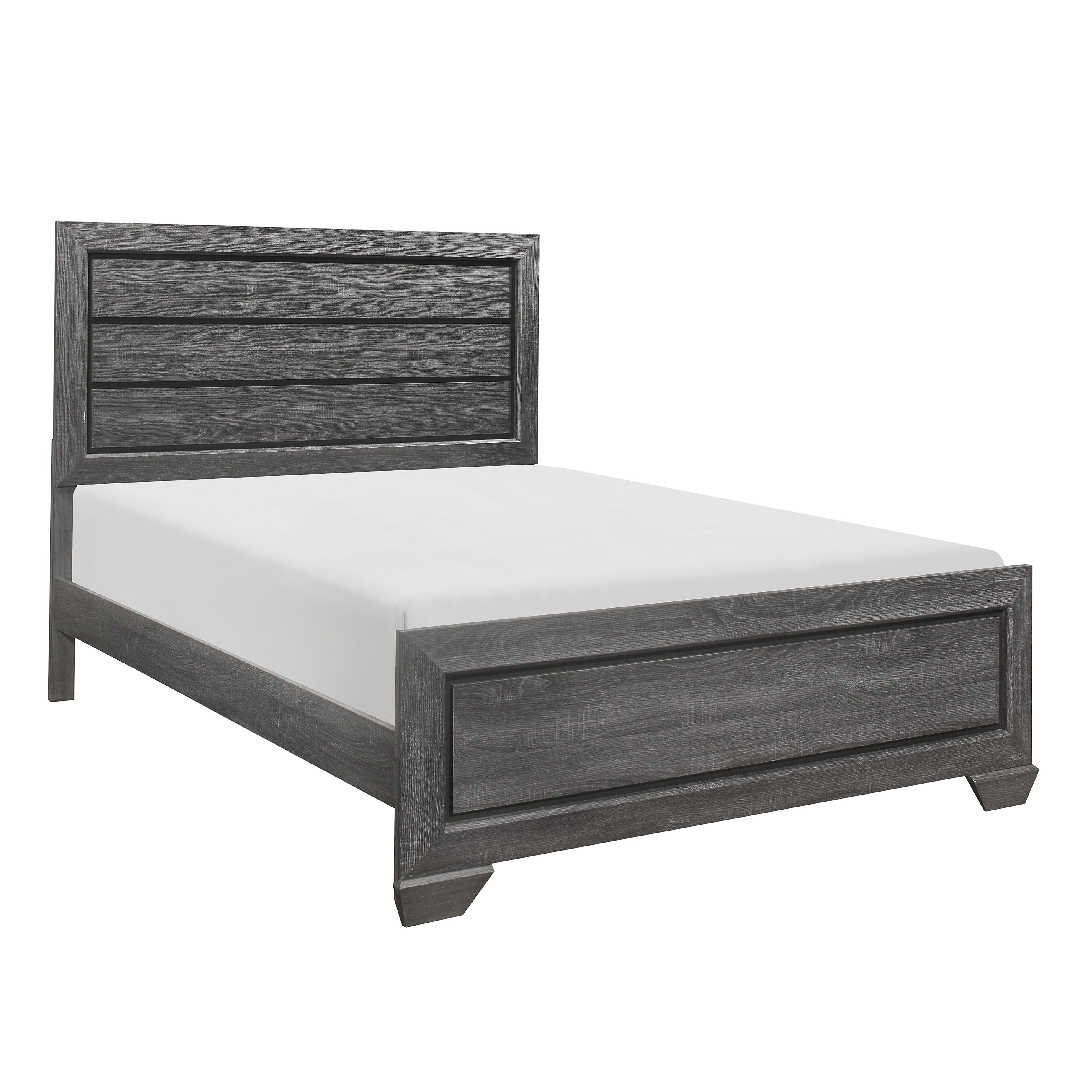 1904GY-1* (2)Queen Bed - 1904GY-1* - Bien Home Furniture &amp; Electronics