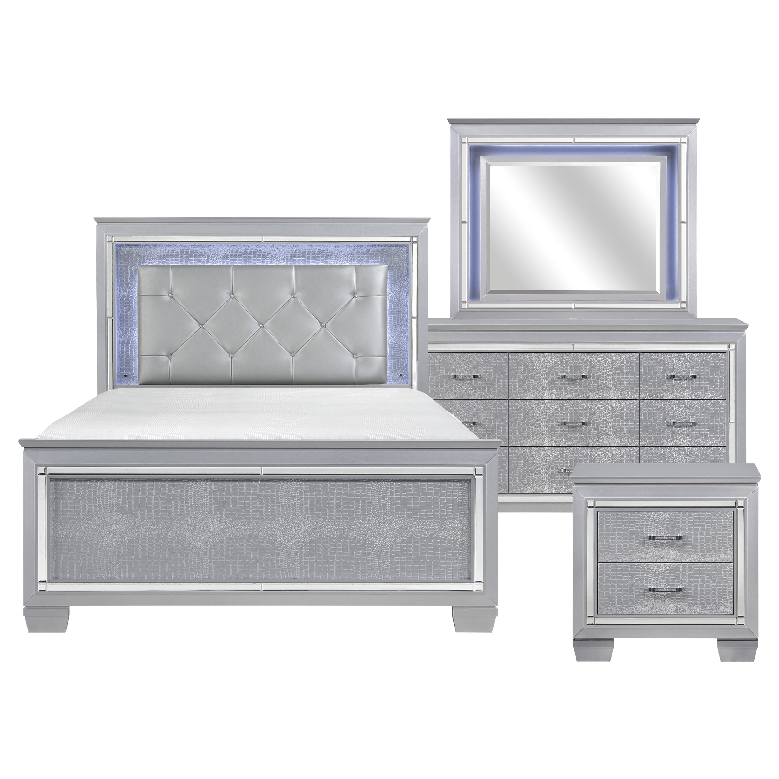 1916-1*4 4pc Set (QB+NS+DR+MR) - 1916-1*4 - Bien Home Furniture &amp; Electronics