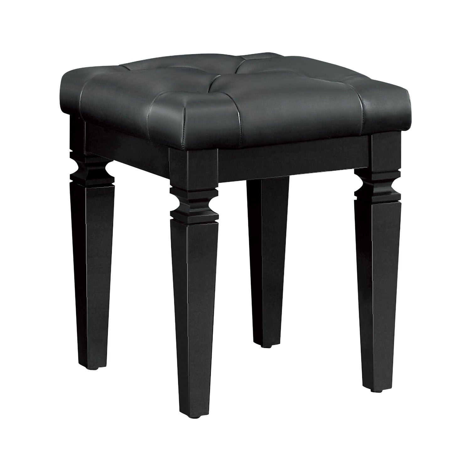 1916BK-14 Vanity Stool - 1916BK-14 - Bien Home Furniture &amp; Electronics