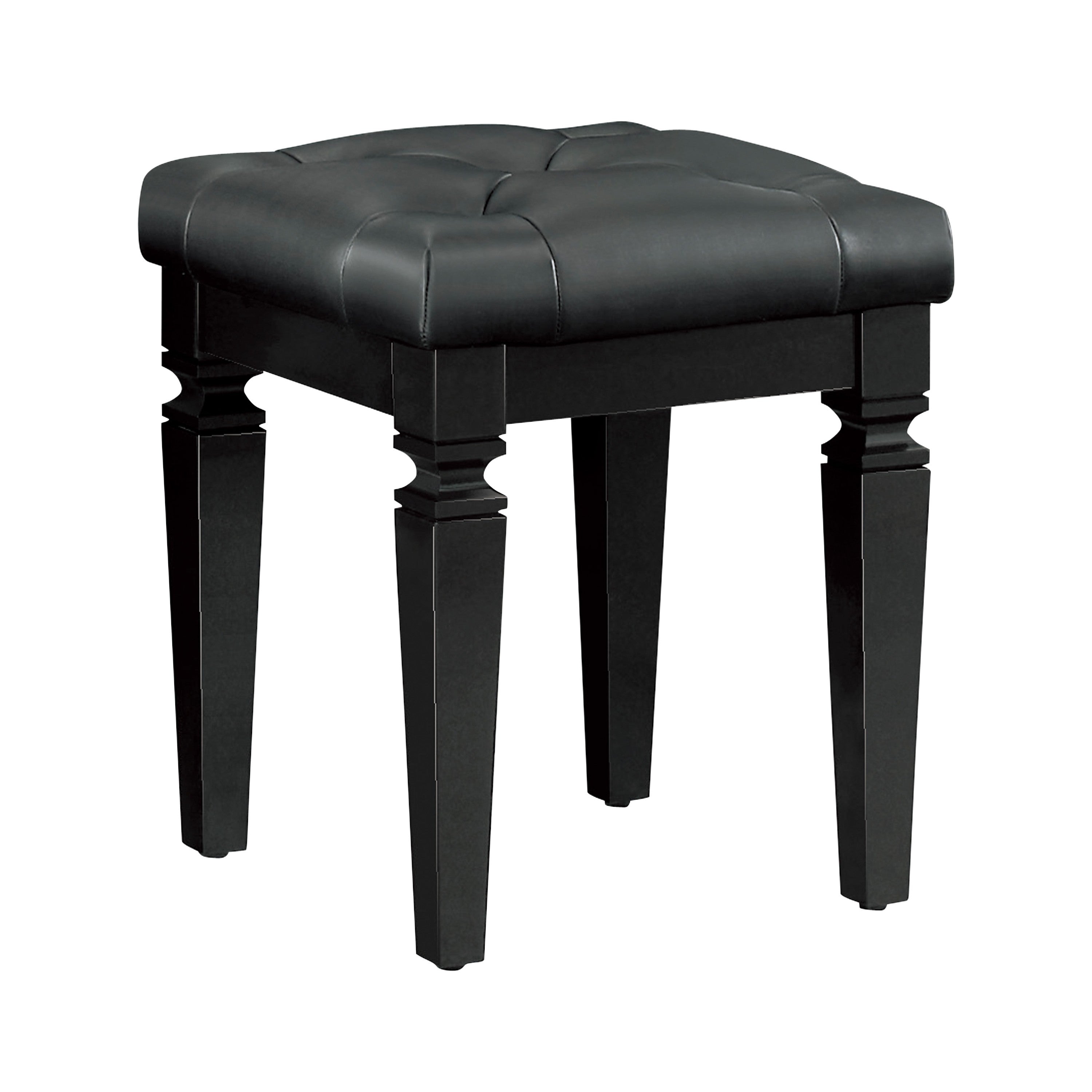 1916BK-14 Vanity Stool - 1916BK-14 - Bien Home Furniture &amp; Electronics