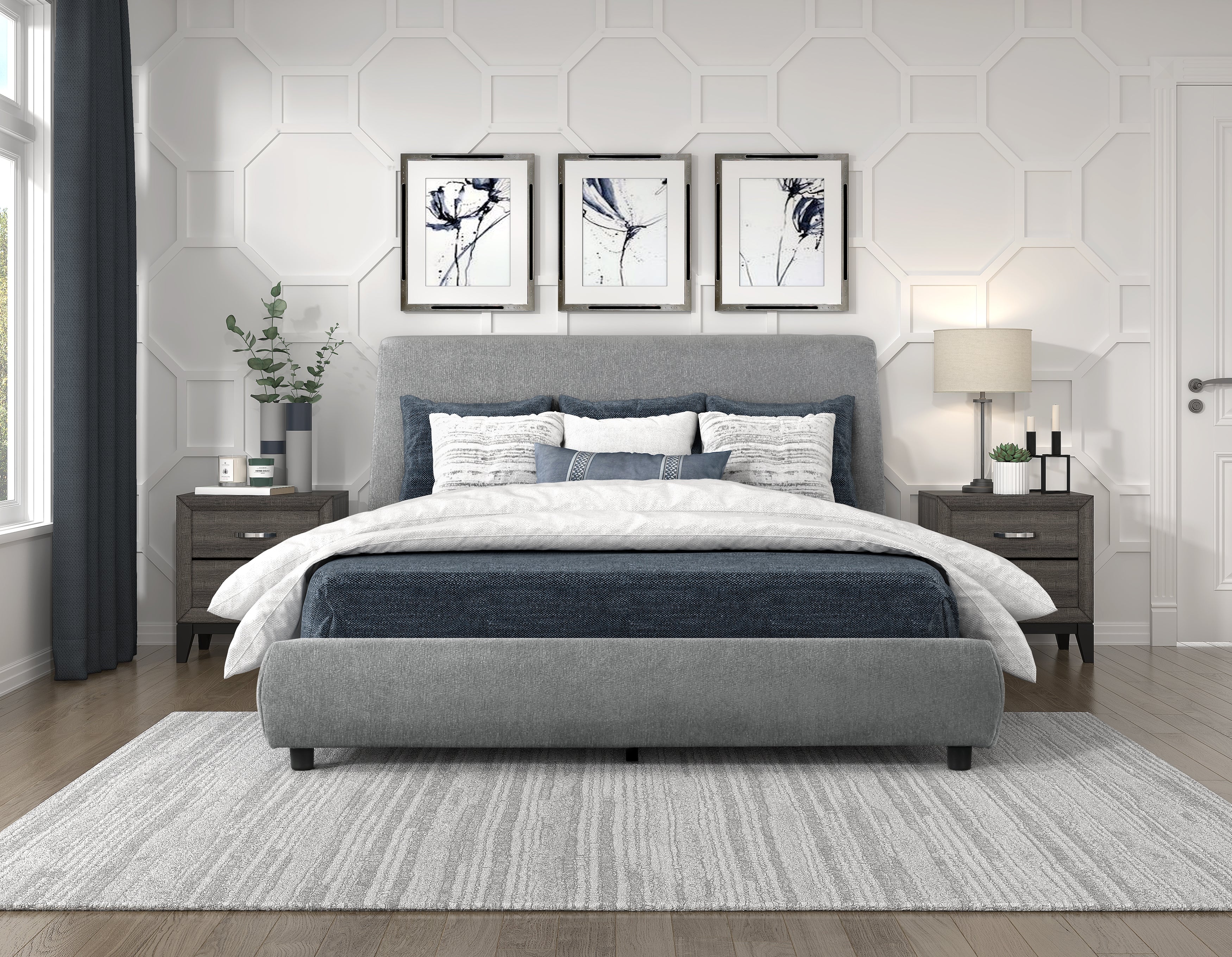 1931F-1* (3) Full Platform Bed - 1931F-1* - Bien Home Furniture &amp; Electronics