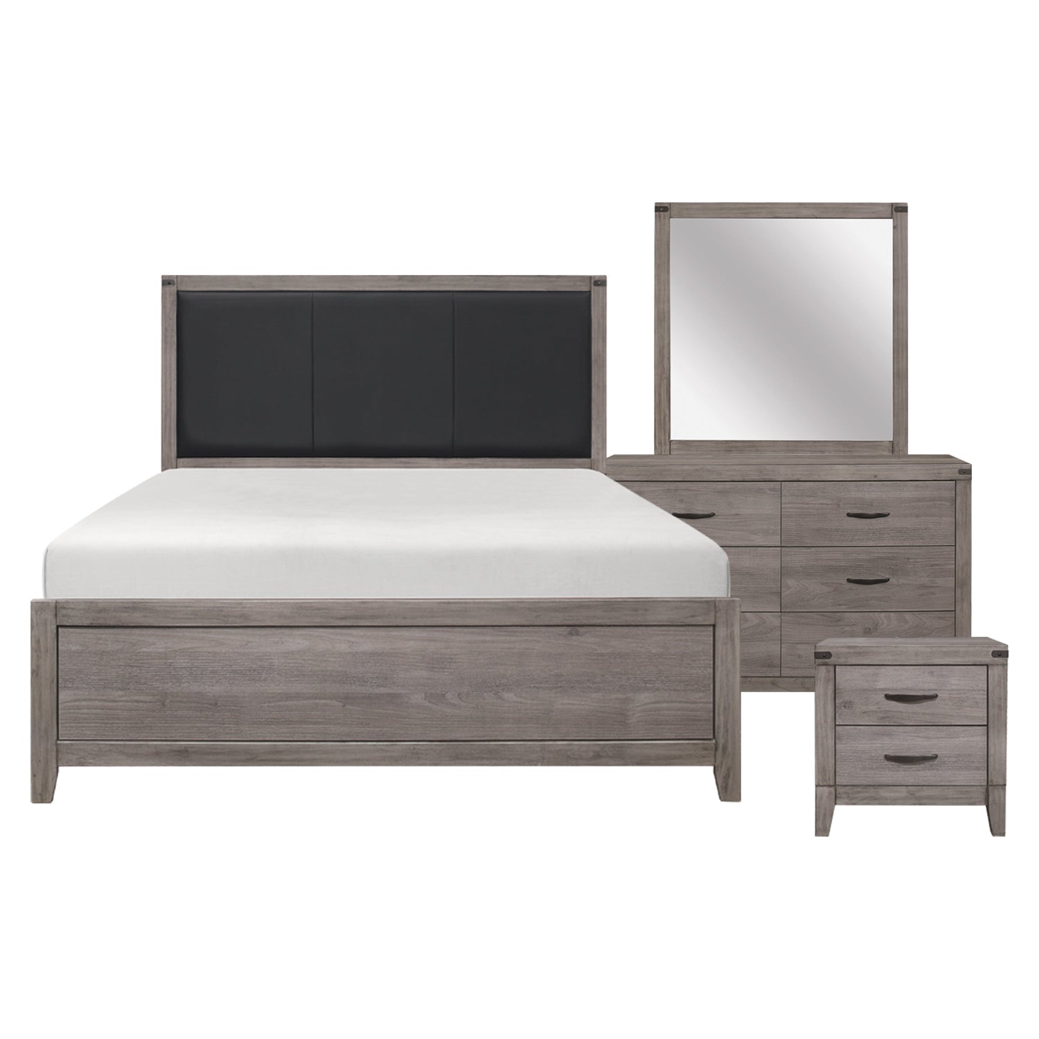 2042-1*4 4PC SET: 1QB,1NS,1DR,1MR - 2042-1*4 - Bien Home Furniture &amp; Electronics