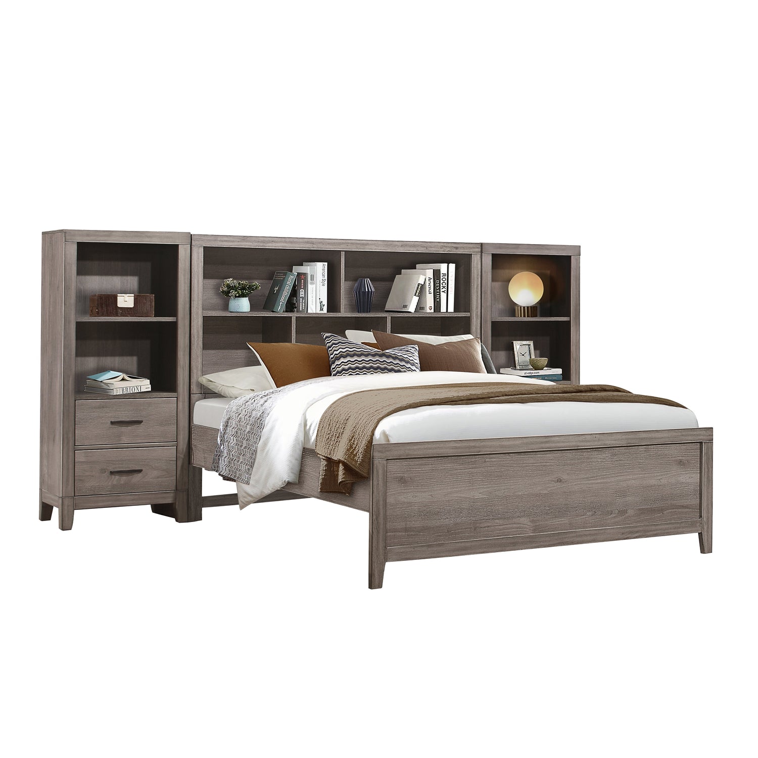 2042NB*WB 3pc Set Queen Wall Bed (QB+2PNS) - 2042NB*WB - Bien Home Furniture &amp; Electronics