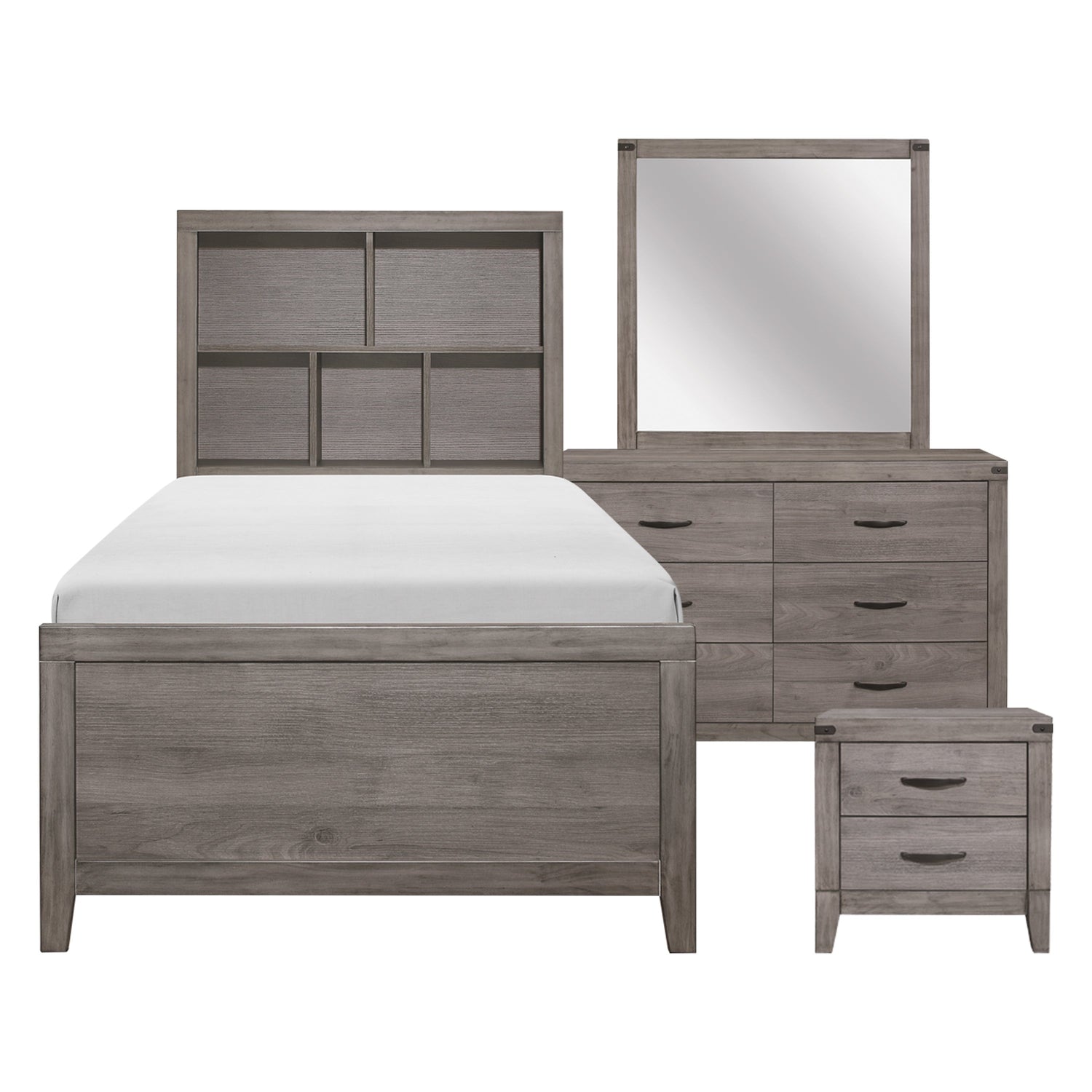 2042NBT-1*4 4pc Set (TB+NS+DR+MR) - 2042NBT-1*4 - Bien Home Furniture &amp; Electronics