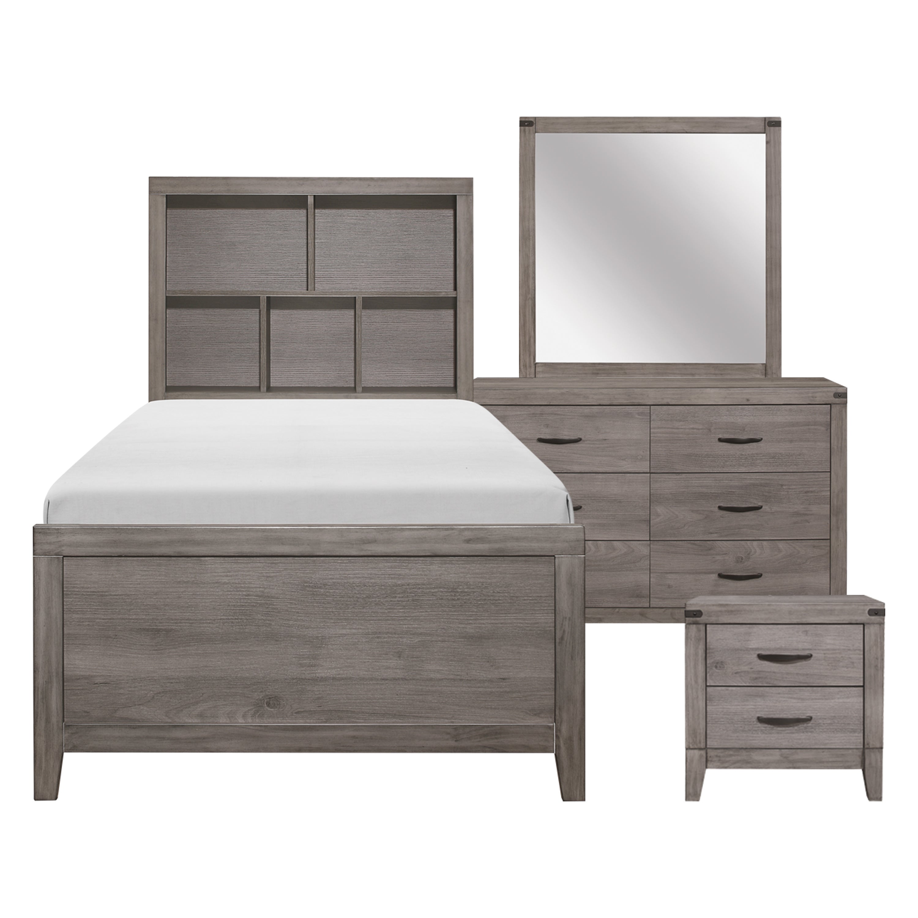 2042NBT-1*4 4pc Set (TB+NS+DR+MR) - 2042NBT-1*4 - Bien Home Furniture &amp; Electronics