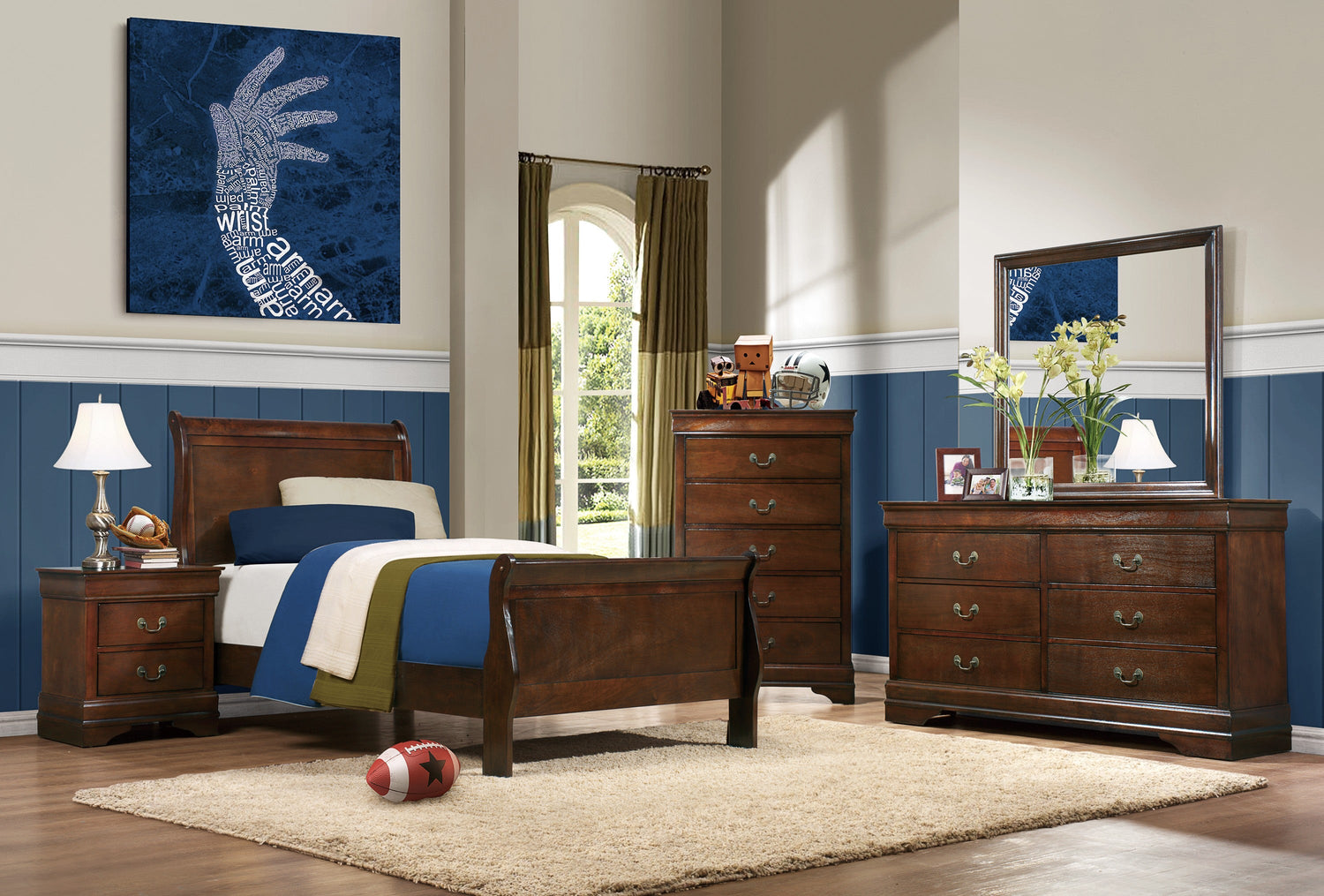 2147T-1* (2) Twin Bed - 2147T-1* - Bien Home Furniture &amp; Electronics