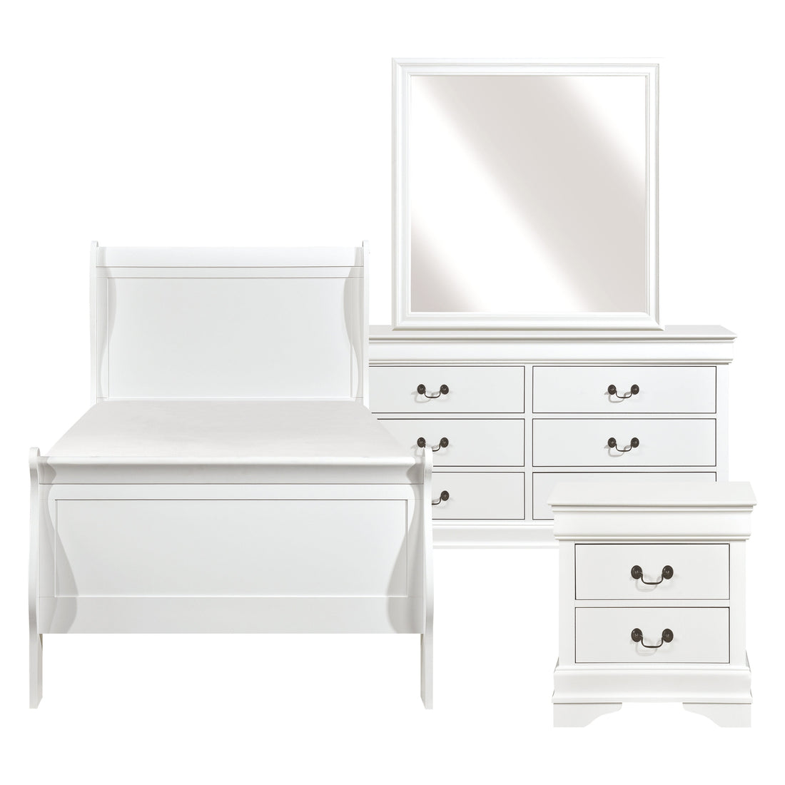 2147TW-1*4 4pc Set (TB+NS+DR+MR) - 2147TW-1*4 - Bien Home Furniture &amp; Electronics