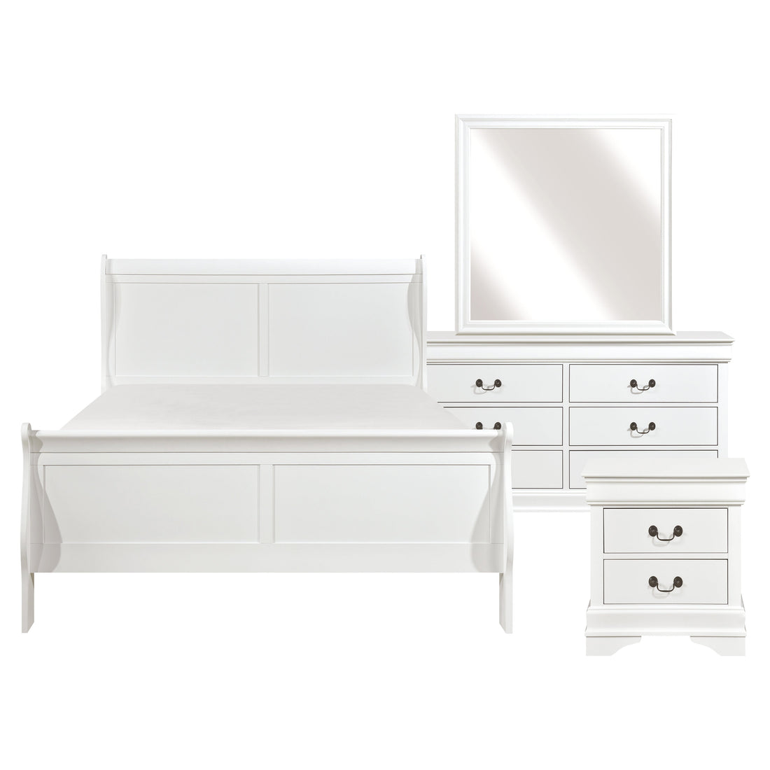 2147W-1*4 4pc set (QB+NS+DR+MR) - 2147W-1*4 - Bien Home Furniture &amp; Electronics