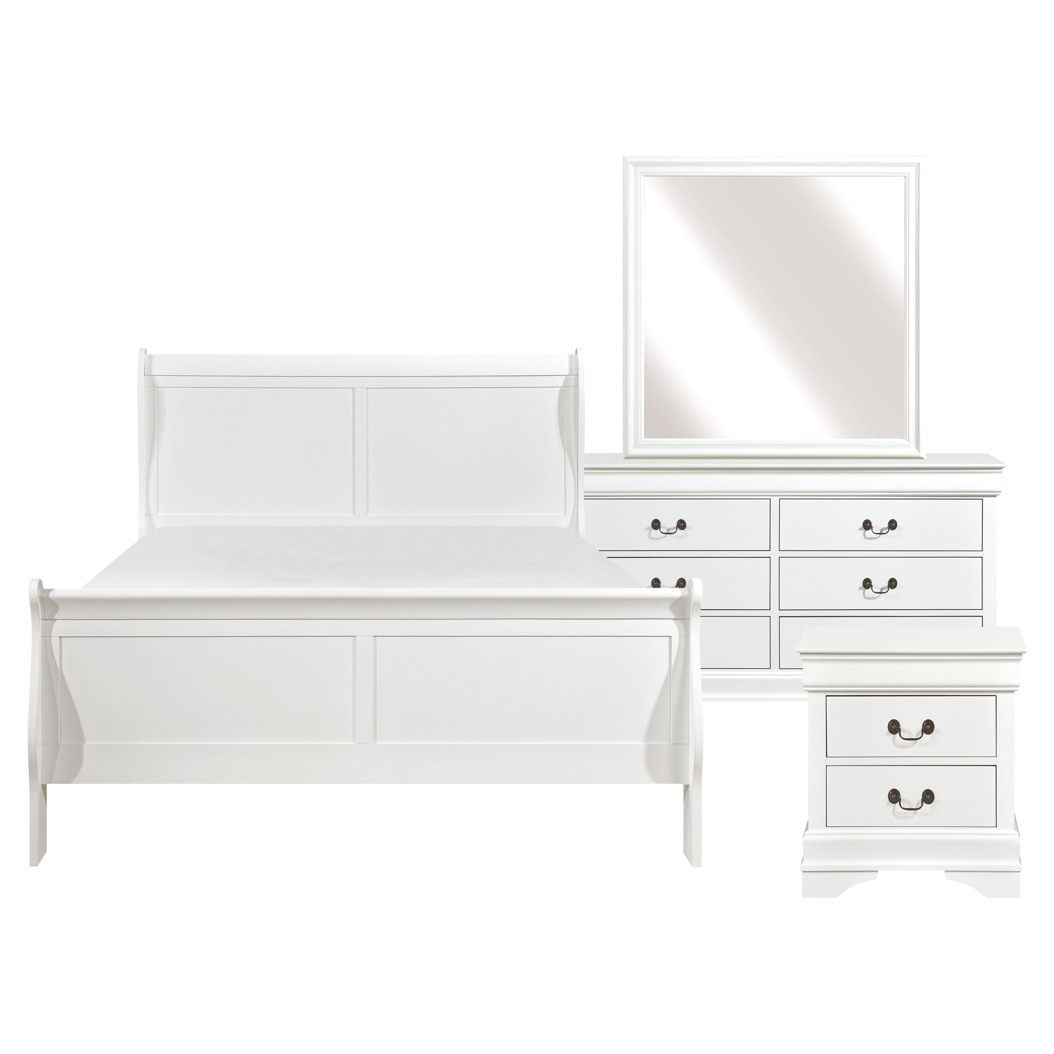 2147W-1*4 4pc set (QB+NS+DR+MR) - 2147W-1*4 - Bien Home Furniture &amp; Electronics