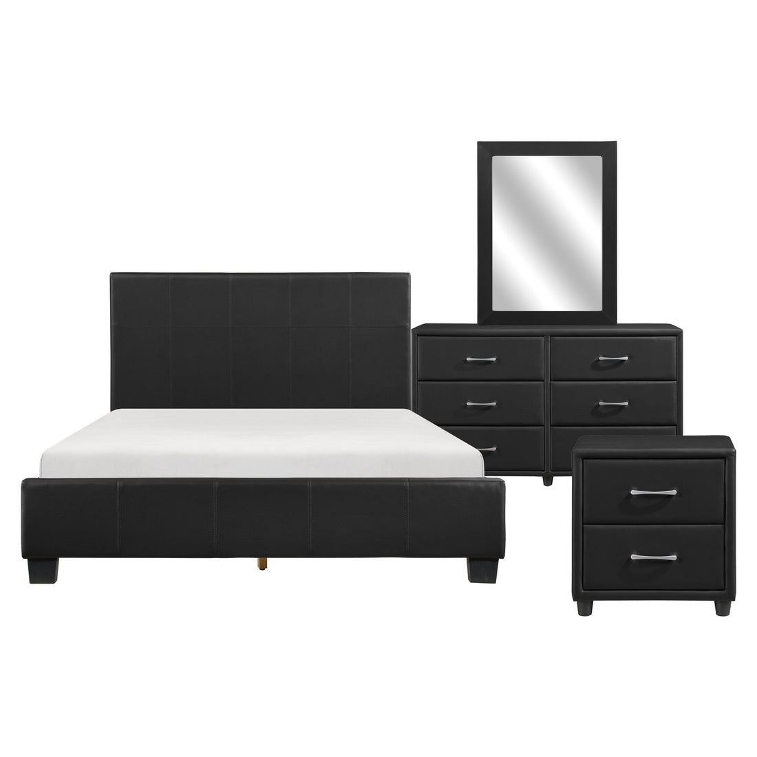 2220-1*4 4pc Set (QB+NS+DR+MR) - 2220-1*4 - Bien Home Furniture &amp; Electronics