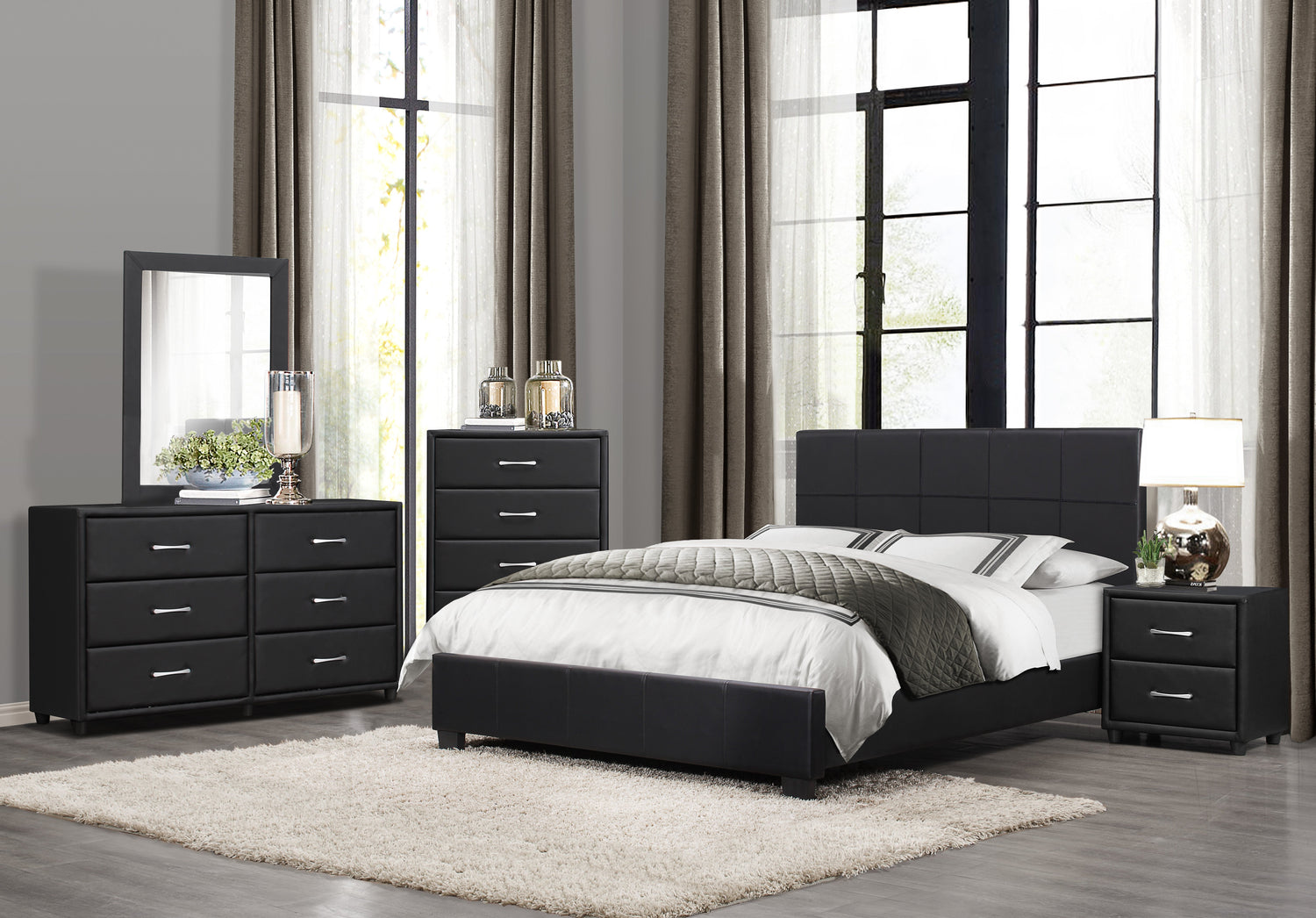 2220F-1* (2) Full Platform Bed - 2220F-1* - Bien Home Furniture &amp; Electronics
