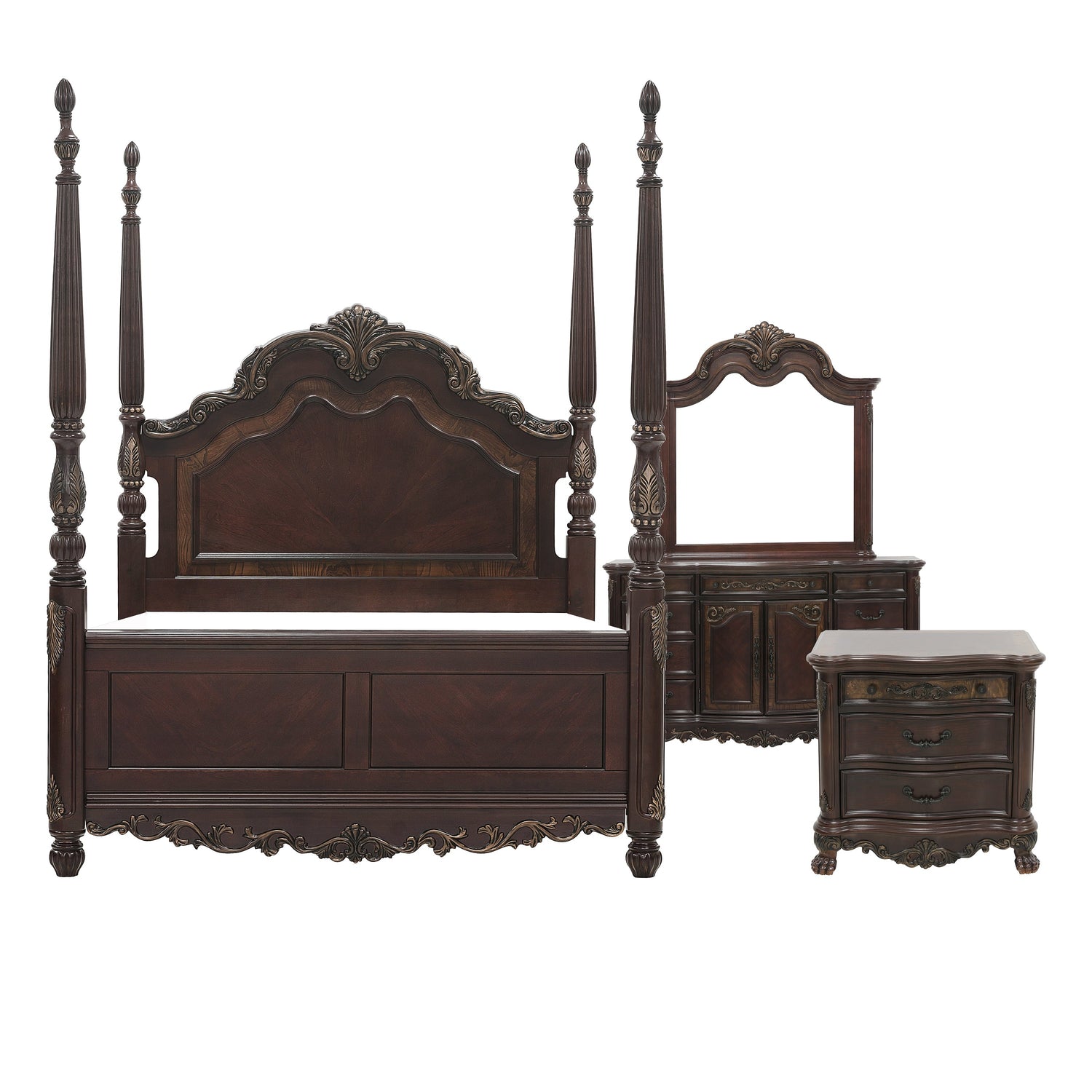 2243-1*4 4pc set (QB+NS+DR+MR) - 2243-1*4 - Bien Home Furniture &amp; Electronics