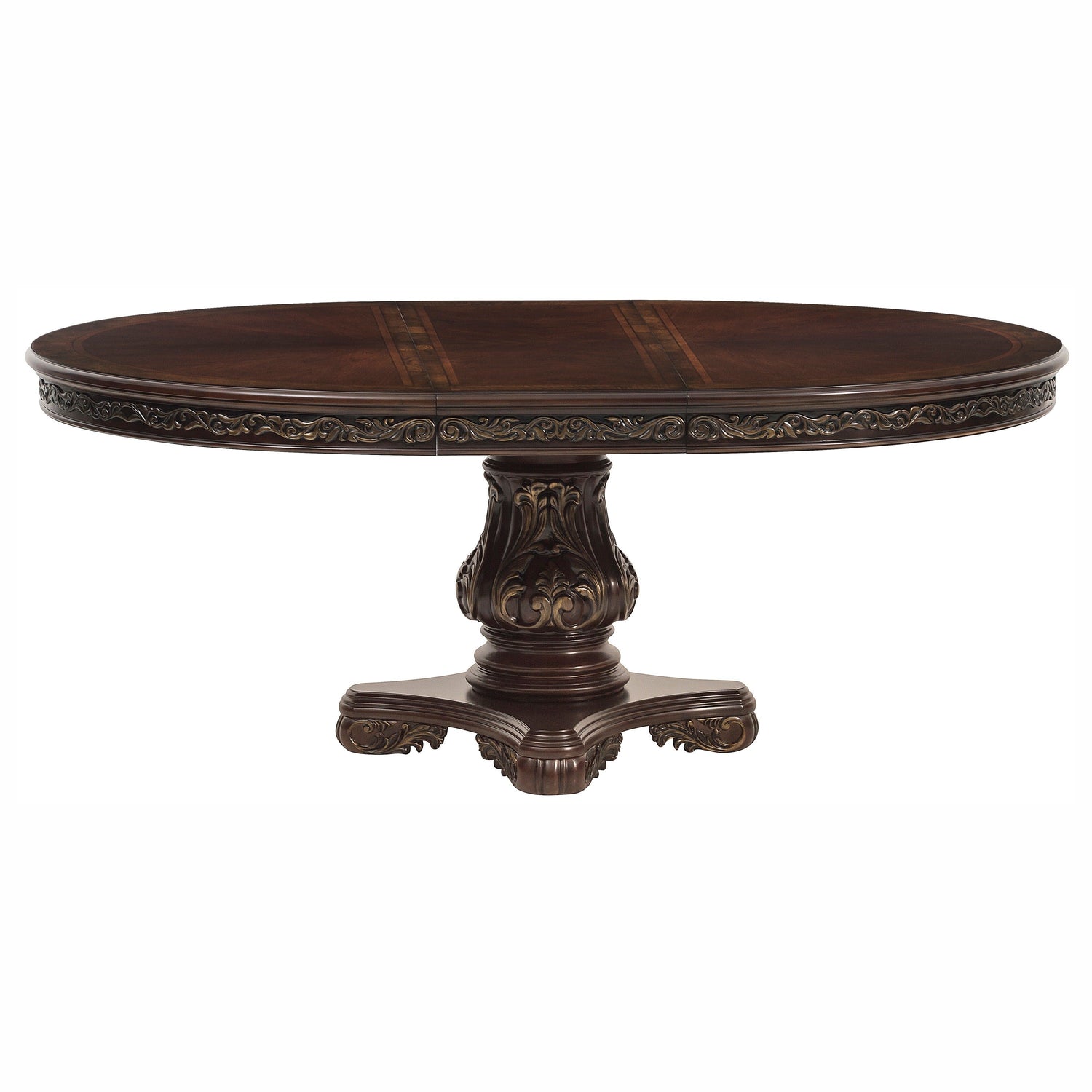 2243-76* (2)Round/Oval Dining Table - 2243-76* - Bien Home Furniture &amp; Electronics