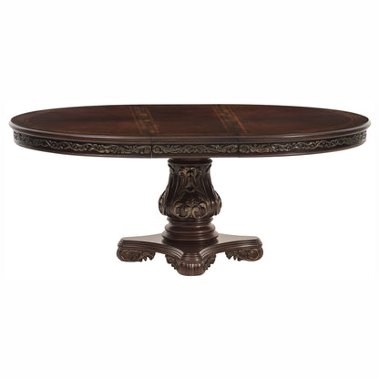 2243-76* (2)Round/Oval Dining Table - 2243-76* - Bien Home Furniture &amp; Electronics