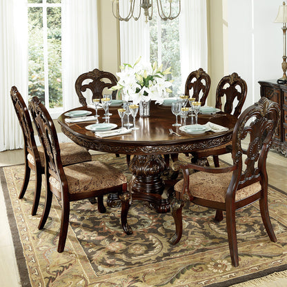 2243-76* (2)Round/Oval Dining Table - 2243-76* - Bien Home Furniture &amp; Electronics